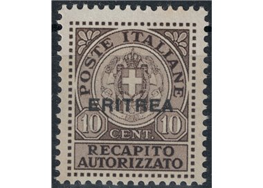 ERITREA 1941 Recapito autorizzato MNH**