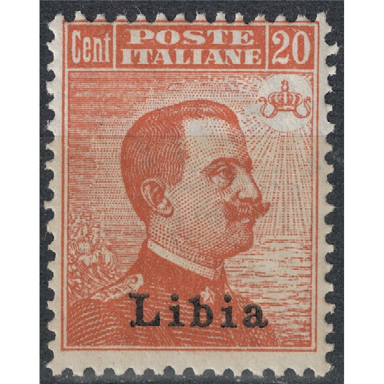 LIBIA 1918 20c arancio MNH**