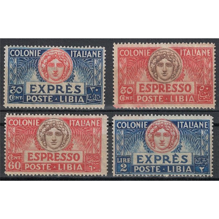 LIBIA 1921-23 Espressi 4v MNH**
