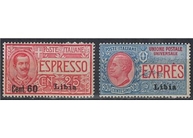 LIBIA 1922 Espressi 2v MNH**