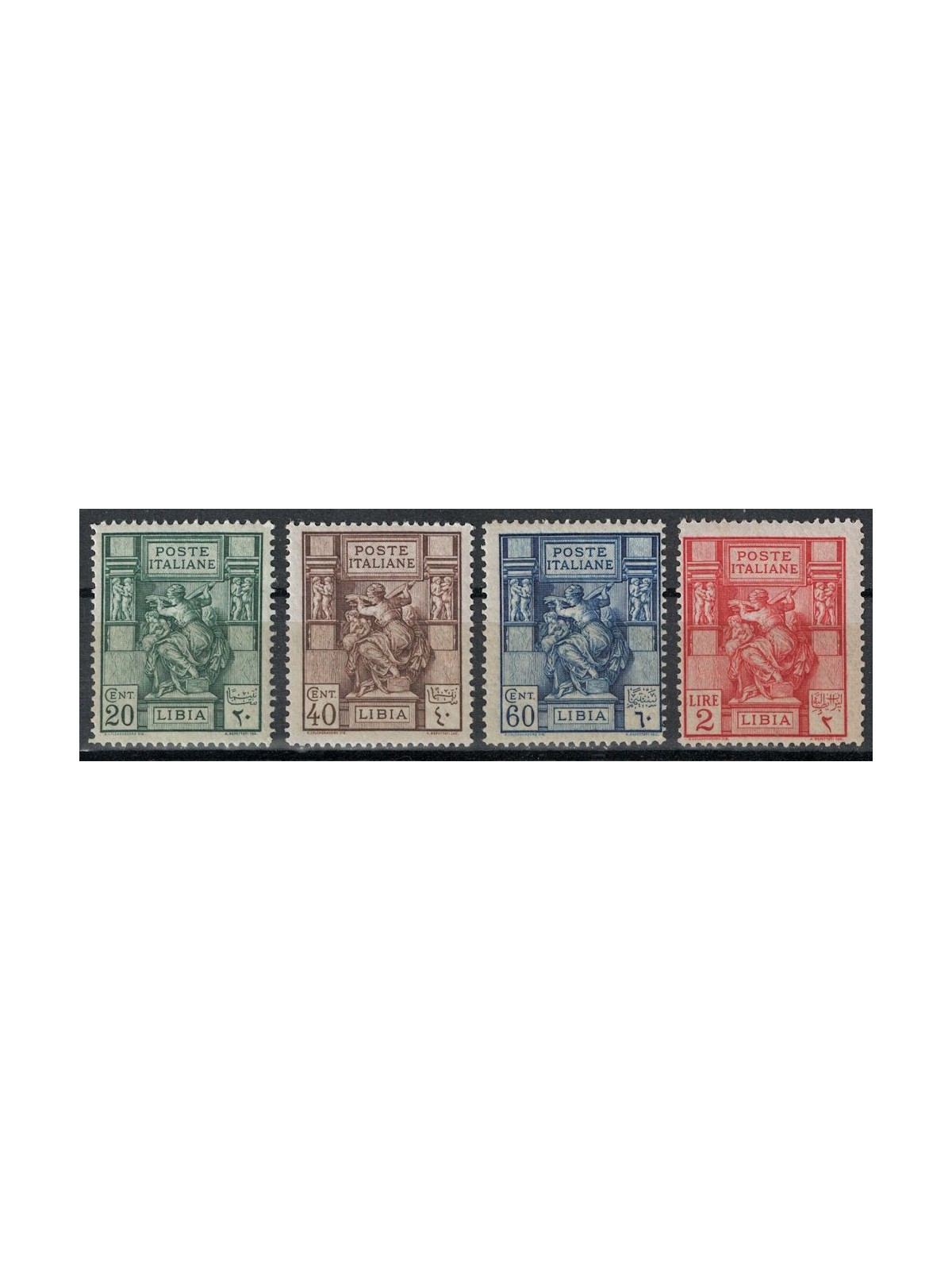 LIBIA 1924 Sibilla Libica 4v MNH**