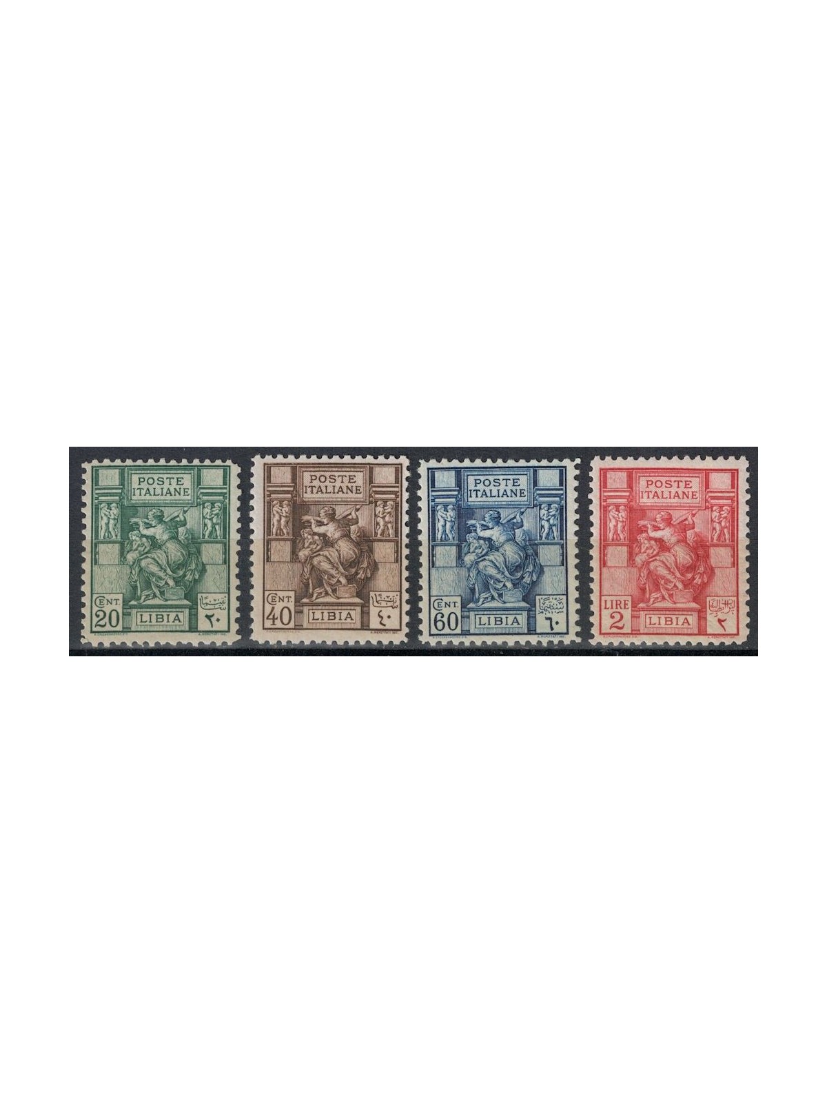 LIBIA 1926-29 Sibilla Libica 4v MNH**