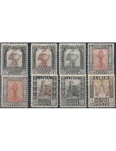 LIBYA 1926-30 Pictorial Series 8v MNH**