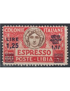 LIBYA 1927-36 Espresso £1.25 on 60c (d. 11 light blue supr.) MNH**