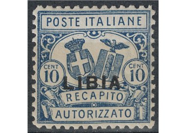 LIBYA 1929 Authorized delivery dent. 11 MNH**