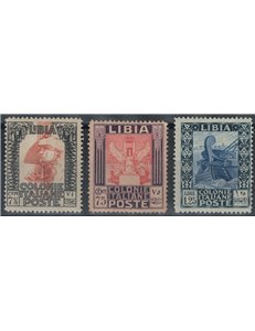 LIBIA 1931 Serie Pittorica 3v MNH**