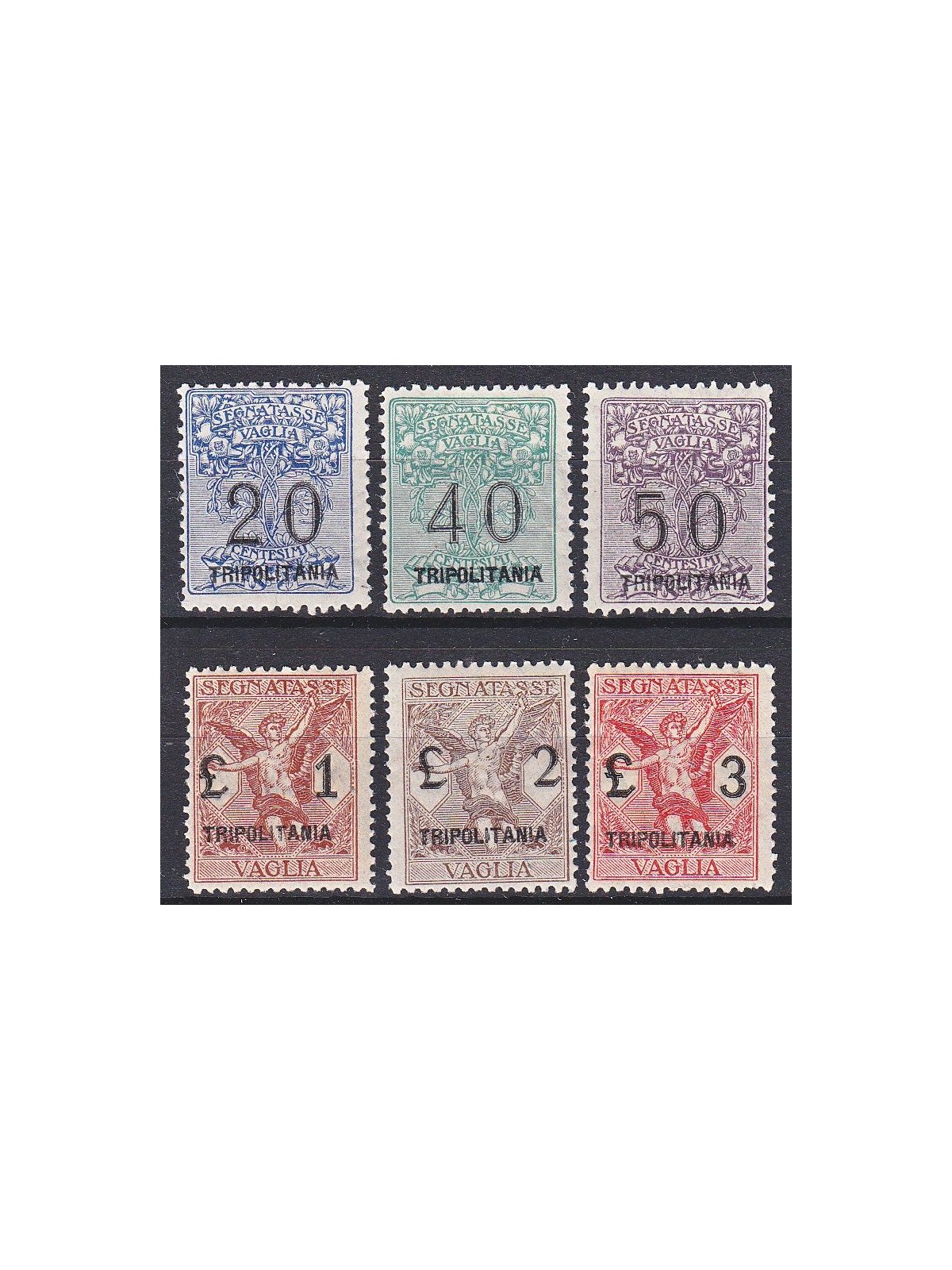 TRIPOLITANIA 1924 Postage due money order 6v MNH**