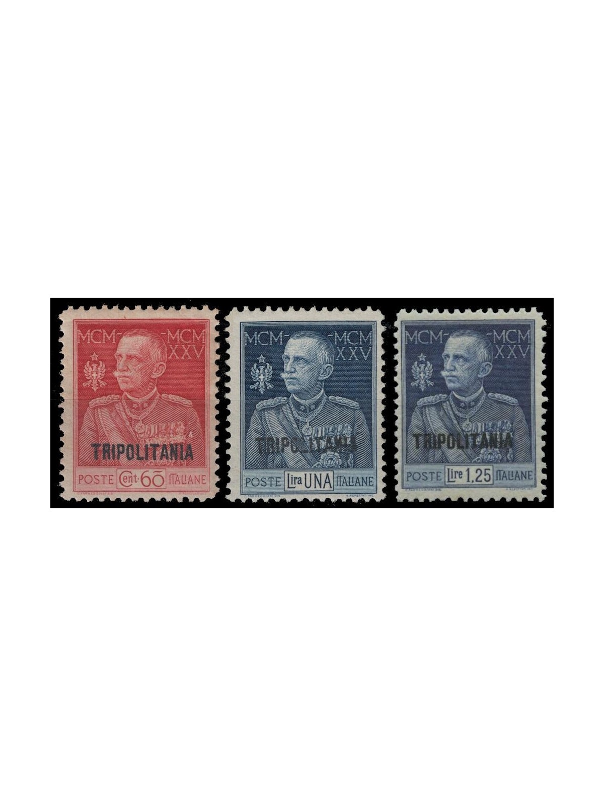 TRIPOLITANIA 1925-26 Giubileo del Re dent. 11 3v MNH**