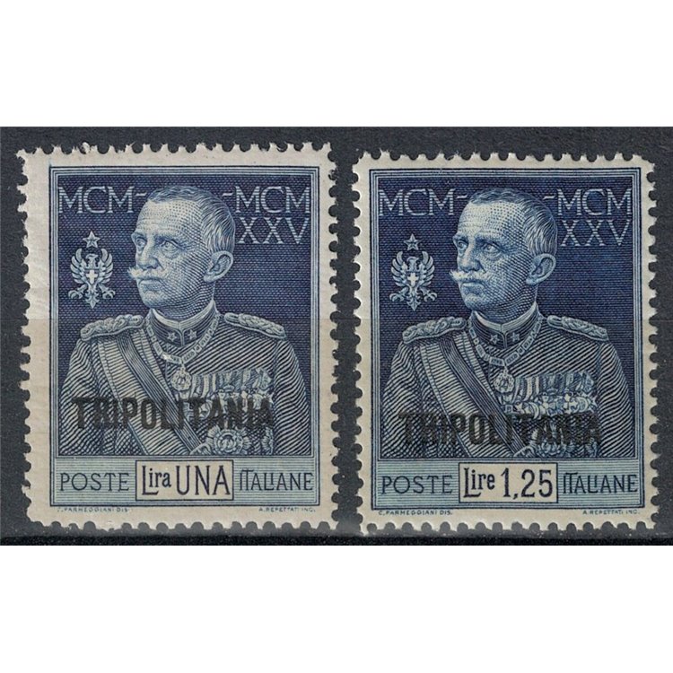 TRIPOLITANIA 1925-26 King's Jubilee perf. 13½ 2v MNH**
