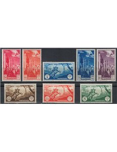 TRIPOLITANIA 1931-32 Serie pittorica (posta aerea) 8v MNH**