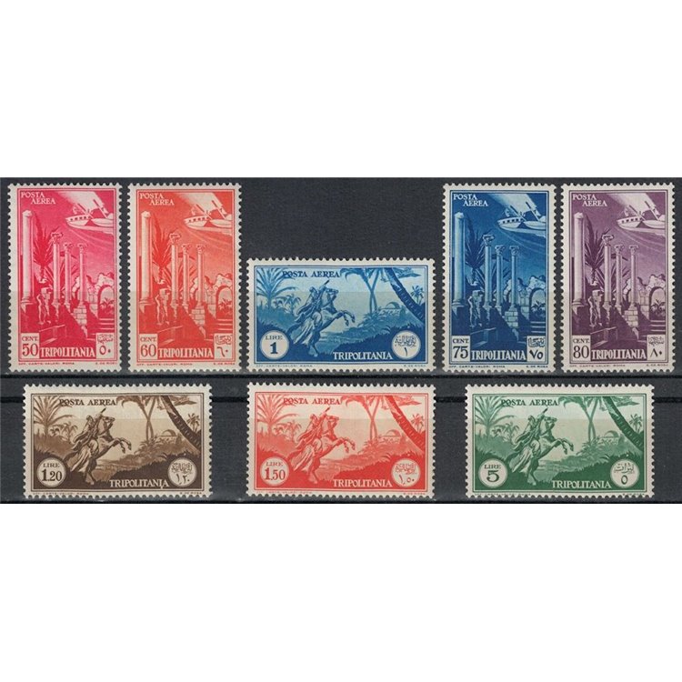 TRIPOLITANIA 1931-32 Pictorial series (airmail) 8v MNH**