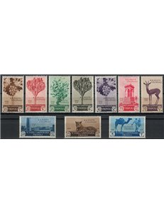 TRIPOLITANIA 1932 6ª Fiera di Tripoli 10v MNH**