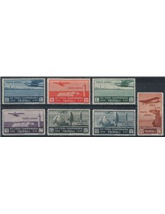 TRIPOLITANIA 1934 8th Tripoli Fair (airmail) 7v MNH**