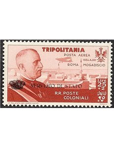 TRIPOLITANIA 1934 Servizio di Stato, coroncina MNH**