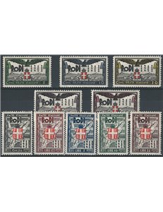 EGEO 1932 Occupation and Fascist Revolution 10v MNH**