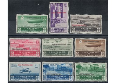 EGEO 1934 Medals of Military Valor (Airmail) 9v MNH**