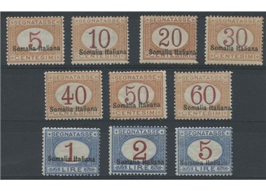 ITALIAN SOMALIA 1920 Postage Due 10v MNH**