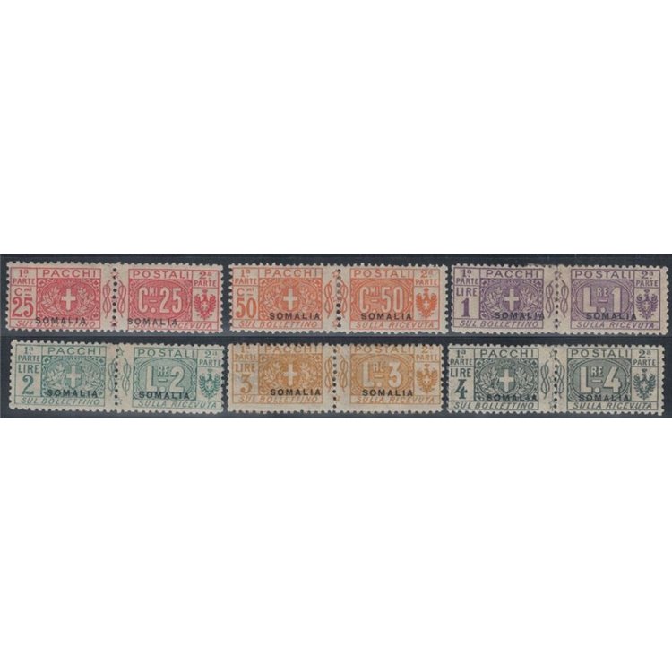 ITALIAN SOMALIA 1921-23 Postal parcels 6v MNH**