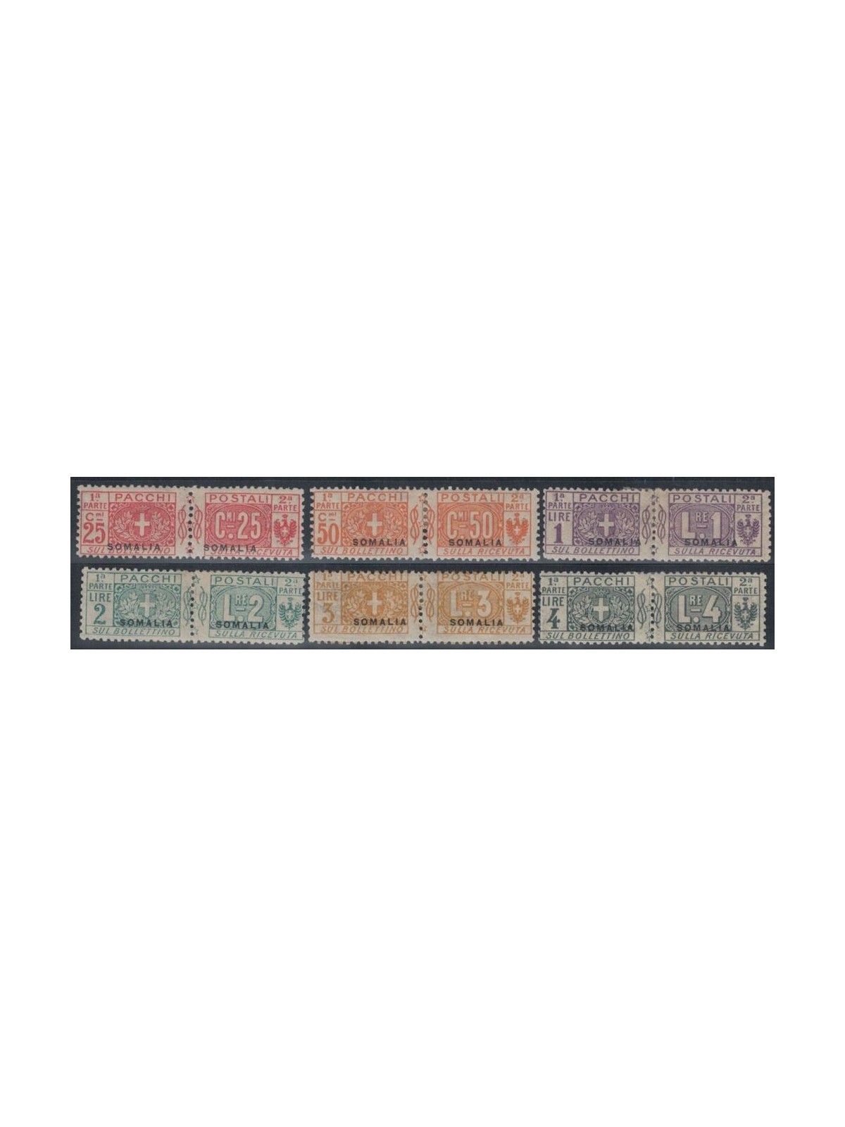 ITALIAN SOMALIA 1921-23 Postal parcels 6v MNH**