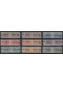 ITALIAN SOMALIA 1923 Postal parcels above. in besa and rupees 9v MNH**