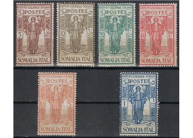 SOMALIA ITALIANA 1926 Istituto Coloniale Italiano 6v MNH**
