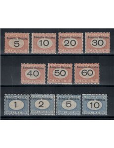 ITALIAN SOMALIA 1926 Postage Due 11v MNH**