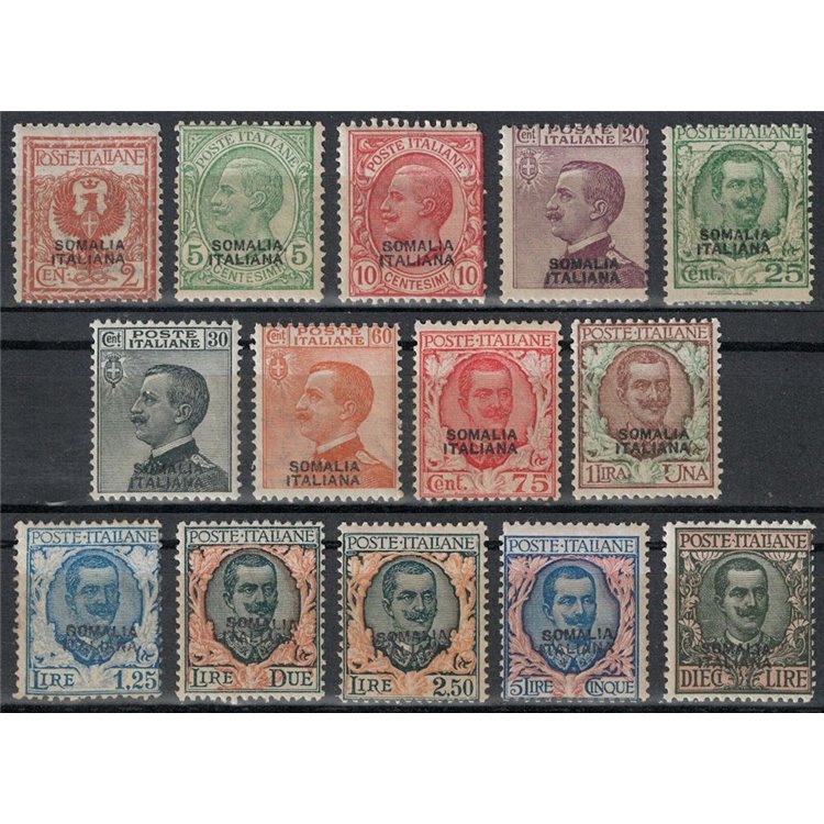 ITALIAN SOMALIA 1926-30 Ordinary series 14v MNH**