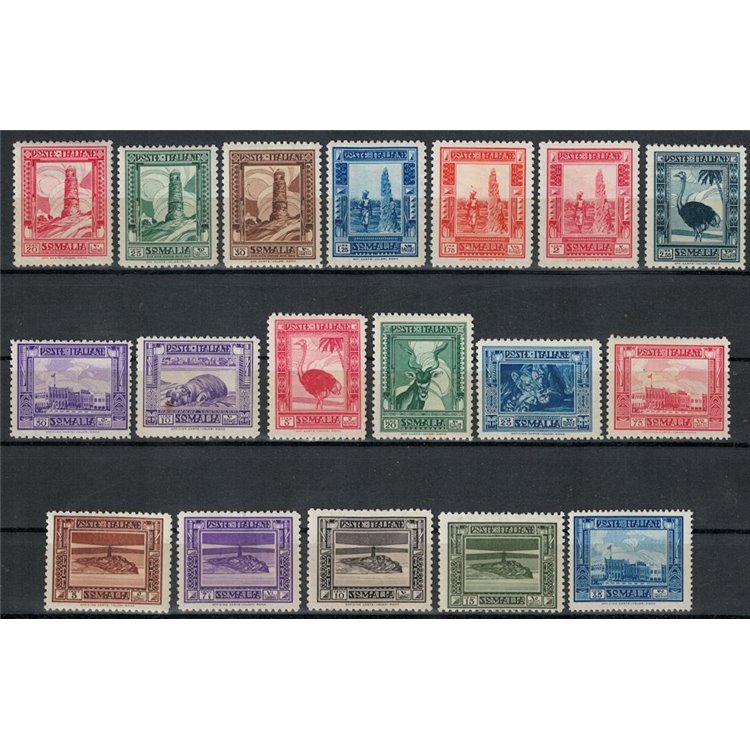 ITALIAN SOMALIA 1932 Pictorial Series 18v MNH**