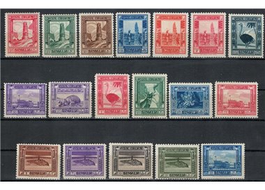 ITALIAN SOMALIA 1932 Pictorial Series 18v MNH**