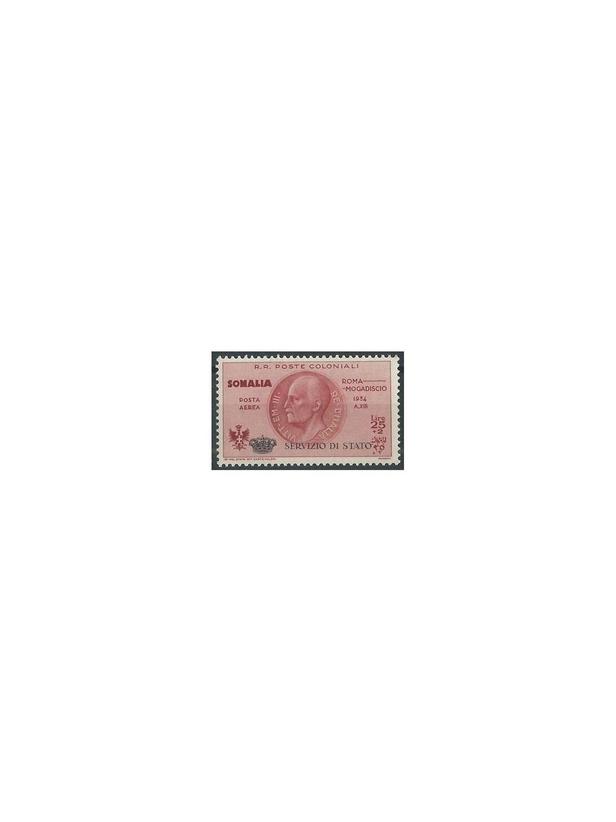 ITALIAN SOMALIA 1934 State Service MNH**