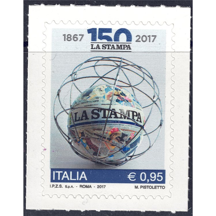 ITALIA 2017 La Stampa MNH**