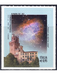 ITALIA 2017 Osservatorio Astronomico di Padova MNH**