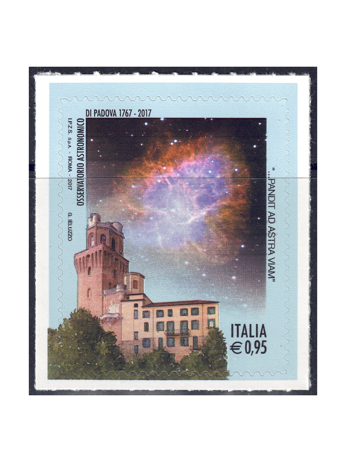 ITALIA 2017 Osservatorio Astronomico di Padova MNH**