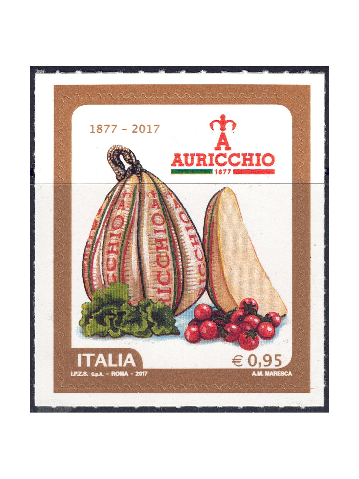 ITALIA 2017 Gennaro Auricchio MNH**