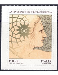 ITALIA 2017 Trattati di Roma MNH**