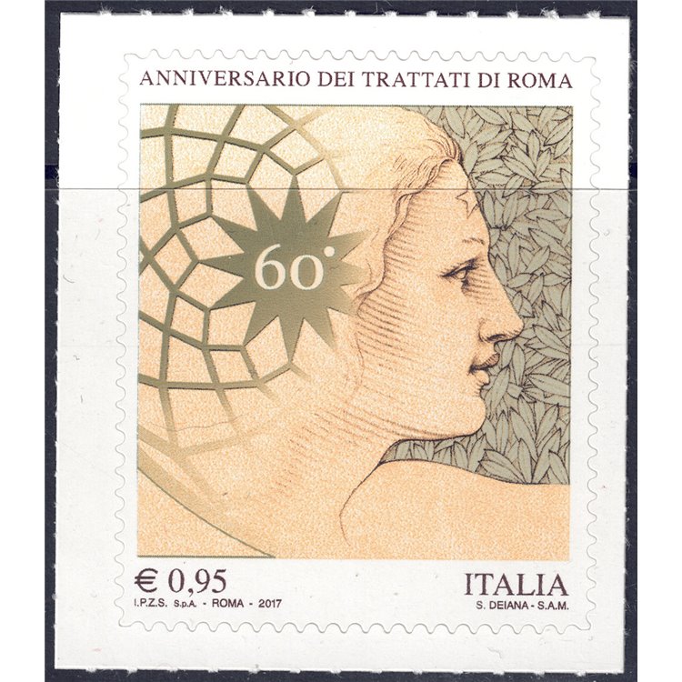 ITALY 2017 Treaties of Rome MNH**