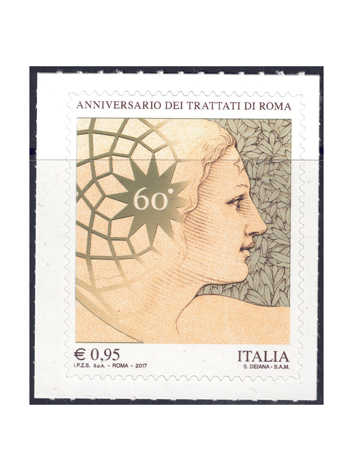ITALIA 2017 Trattati di Roma MNH**
