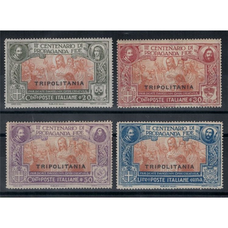 TRIPOLITANIA 1923 Propaganda Fide 4v MNH**