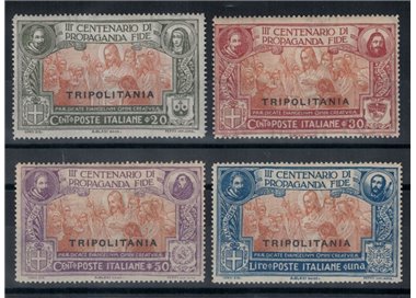 TRIPOLITANIA 1923 Propaganda Fide 4v MNH**