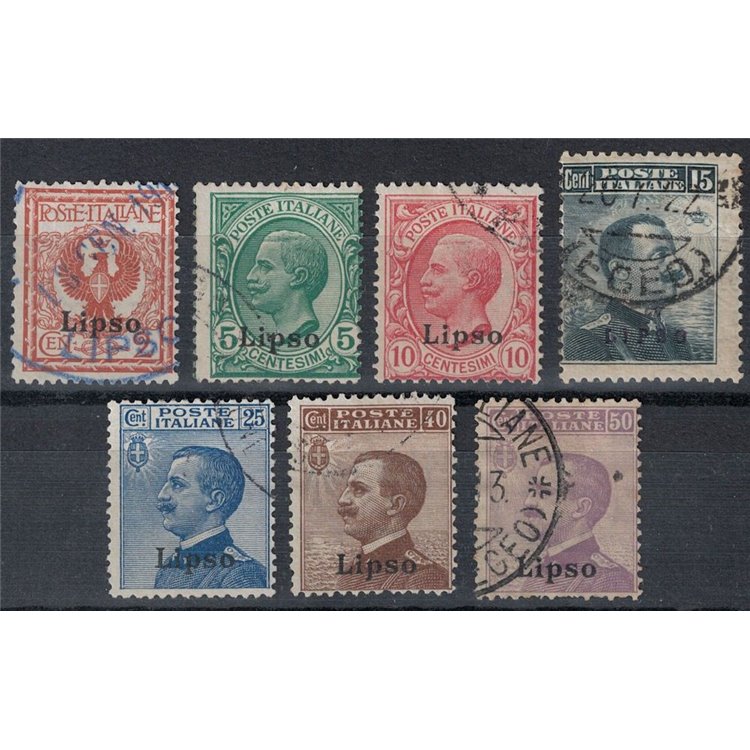 EGEO LIPSO 1912 Ordinary series 7v us