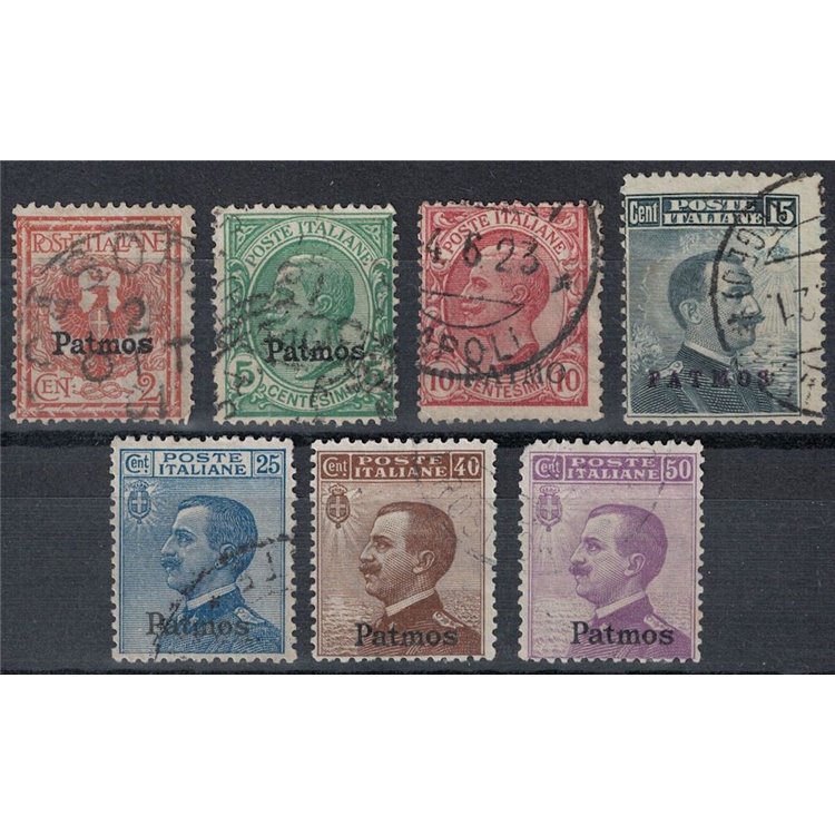 AEGEO PATMO 1912 Ordinary series 7v us