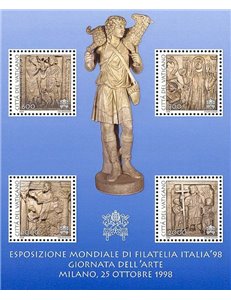 VATICAN 1998 Art Day s/s MNH**