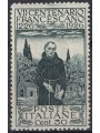 ITALY KINGDOM 1926 San Francesco, 30c dent. 13¼ MH*