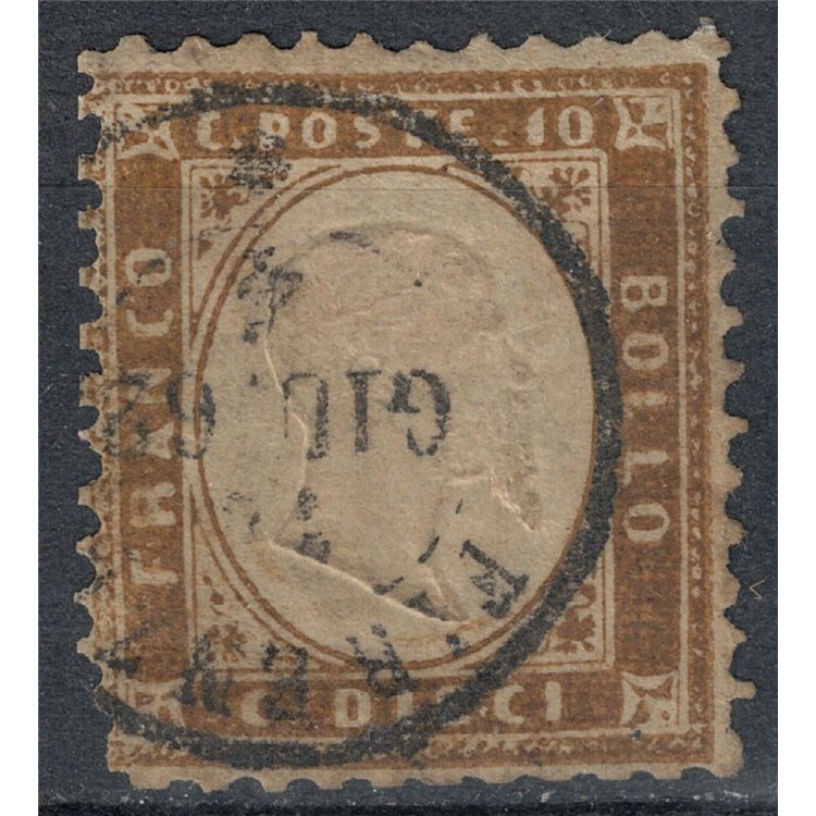 ITALY KINGDOM 1862 10c brown us