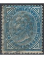 ITALY KINGDOM 1877 De La Rue 10c blue us