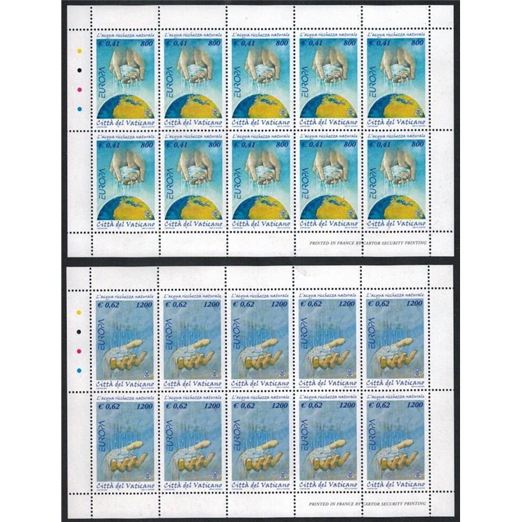 VATICAN 2001 Europe 2 m/s MNH**