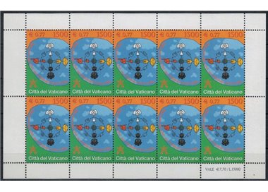 VATICANO 2001 Anno dell'ONU MF MNH**