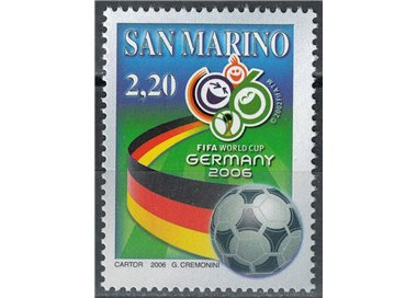 SAN MARINO 2006 Campionato mondiale di calcio MNH**