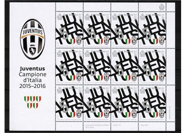 SAN MARINO 2016 Juventus Italian Champion m/s MNH**