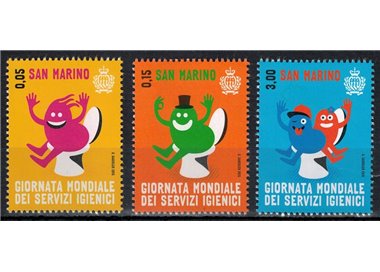 SAN MARINO 2015 Servizi Igienici 3v MNH**